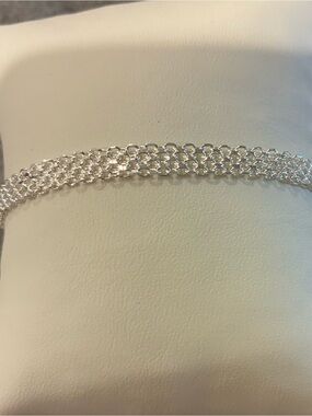 925 Sterling Silver adjustable Mesh Chain Bracelet BACK IN STOCK